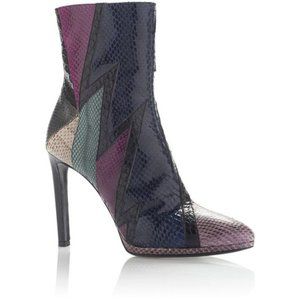 Roberto Cavalli Snakeskin Scarpa Ankle Boot